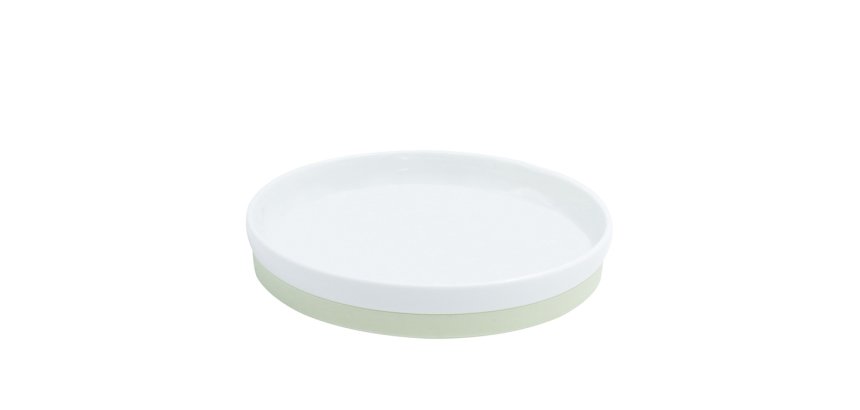 assiette céramique avec un fond antidérapant ø 18,8 cm