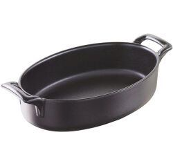 Belle Cuisine effet fonte plat ovale ø 18cm