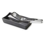 repose cuillère Basalt porcelaine noire