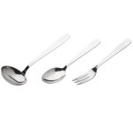 Uni louche de service en acier inoxydable 10 cl 28 cm