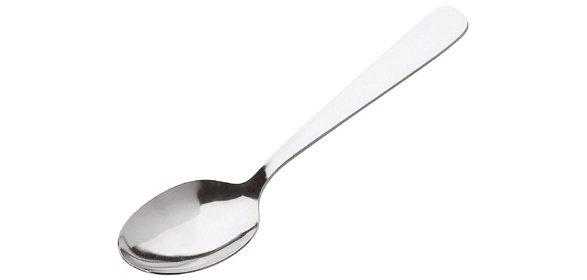 Uni cuillère de service en acier inoxydable 25 cm