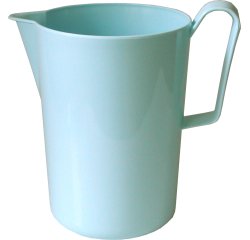 pichet en polypropylène bleu azur, 1,5 Ø 12 cm hauteur 17 cm