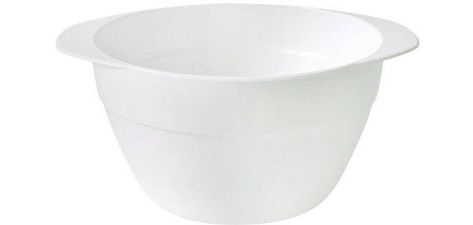 bol à oreilles blanc en ABS Ø 12 cm 40 cl