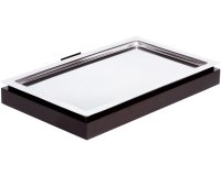 base élément en wengé pour vitrine GN 1/1 53 x 32,5 cm