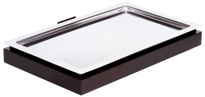 base élément en wengé pour vitrine GN 1/1 53 x 32,5 cm