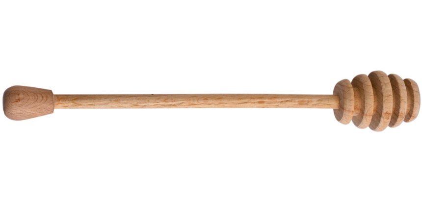 cuillère à miel en hêtre 17,7 cm