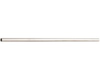 lot de 12 pailles droites en acier inoxydable avec brosse de nettoyage