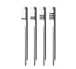 lot de 10 piques steak en acier inoxydable 8,5 cm - bleu