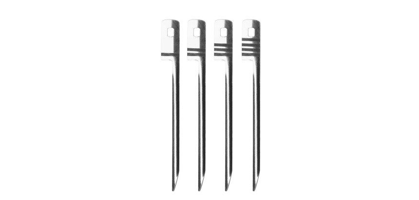 lot de 10 piques steak en acier inoxydable 8,5 cm - bleu