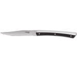 K2 couteau steak  manche acrylique noir