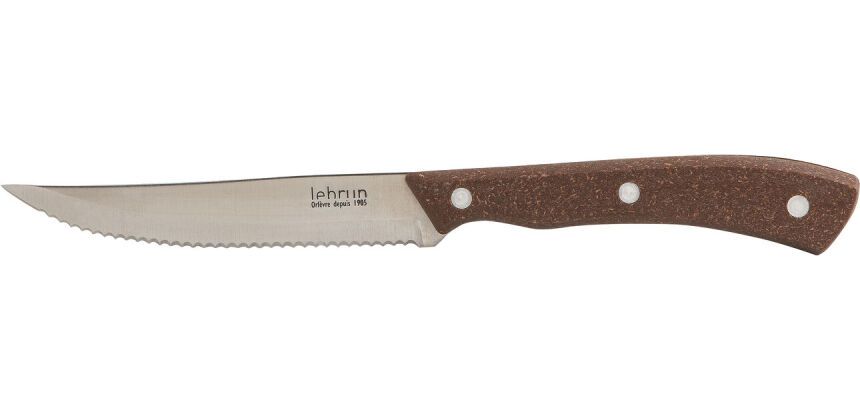Bambou couteau steak lame crantée