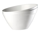 Balance saladier en mélamine bord incliné 2.5L  Ø 24,5 cm noir