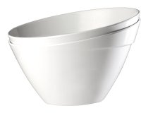 Balance saladier en mélamine bord incliné 2.5L  Ø 24,5 cm noir