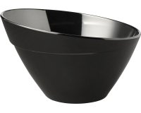 Balance saladier en mélamine bord incliné 2.5L  Ø 24,5 cm blanc