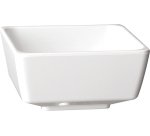 Saladier en mélamine pour buffet 4 25,5 x 25,5 cm blanc