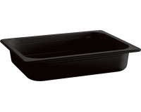 bac mélamine GN 1/2 noir