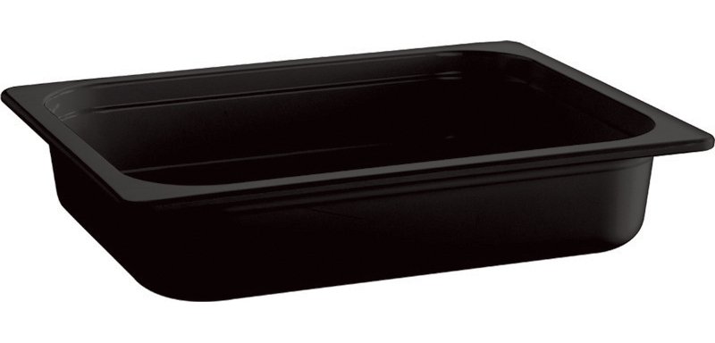 bac mélamine GN 1/2 noir