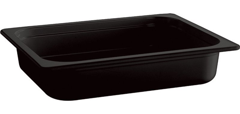 bac mélamine GN 1/2 noir