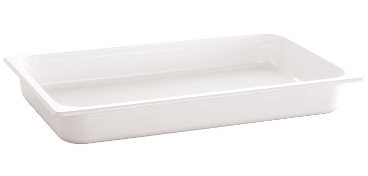 bac mélamine GN 1/1 blanc