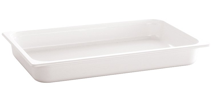 bac mélamine GN 1/1 blanc