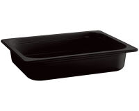 bac mélamine GN 1/1 noir