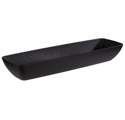 Nero saladier noir rectangulaire 350 cl 53 x 16,2 cm