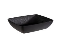 Nero saladier noir rectangulaire 350 cl 32,5 x 26,5 cm
