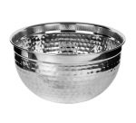 Tambour saladier inox martelé 500 cl Ø 25,5 cm