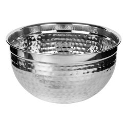 Tambour saladier inox martelé 500 cl Ø 25,5 cm