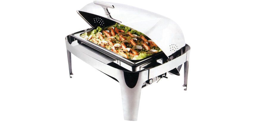 chafing dish électrique 850 cl ouverture coulissante
