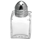 Carée mini salière-poivrière 3x3 cm