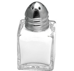 Carée mini salière-poivrière 3x3 cm