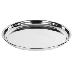 plateau limonadier en acier inoxydable ø 31,5 cm