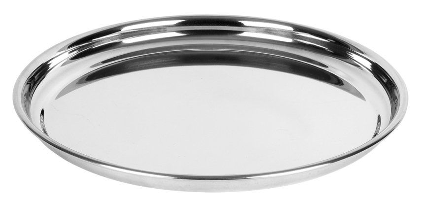 plateau limonadier en acier inoxydable ø 31,5 cm
