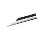 ramasse-miettes en acier inoxydable manche noir 14 cm