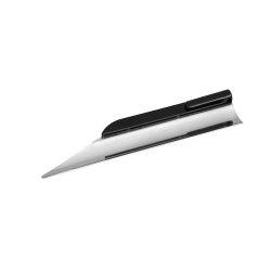 ramasse-miettes en acier inoxydable manche noir 14 cm