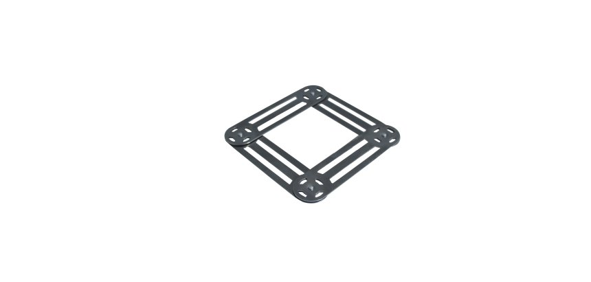 dessous de plat extensible en acier inoxydable