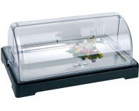présentoir réfrigère en GN 1/1 53 x 32,5 cm avec bac 4 pièces