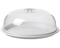 cloche et plateau  ø 35 cm h 13 cm
