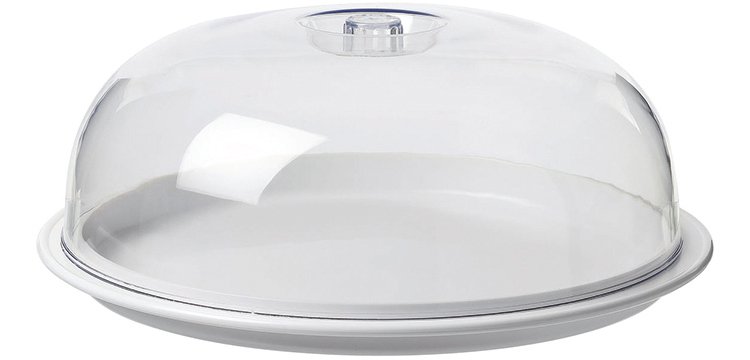 cloche et plateau  ø 35 cm h 13 cm