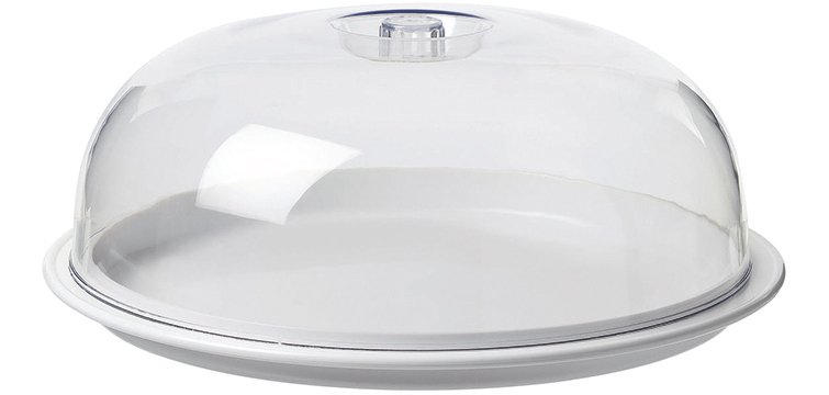cloche et plateau  ø 35 cm h 13 cm