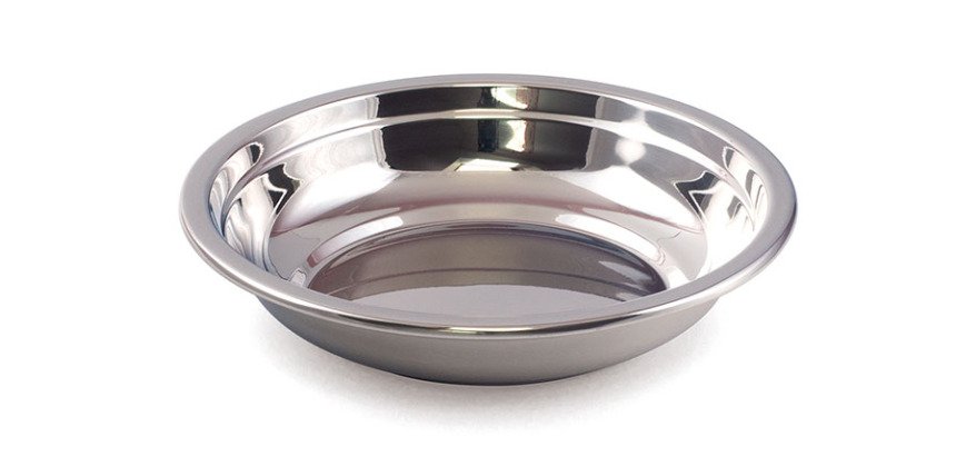 assiette creuse en acier inoxydable ø 20 cm, 80 cl