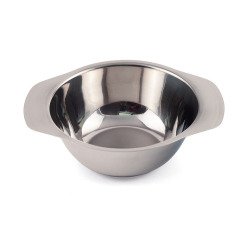 bol à oreilles en acier inoxydable ø 14 cm, 45 cl