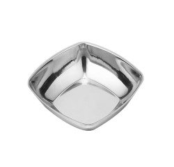 ravier carré en acier inoxydable 12,2 x 12,2 cm, 30 cl
