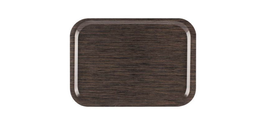 plateau  fast food 37,5 x 26,5 cm - wengé