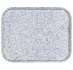Plateau Poly Str 46 x 36 cm - granit bleu