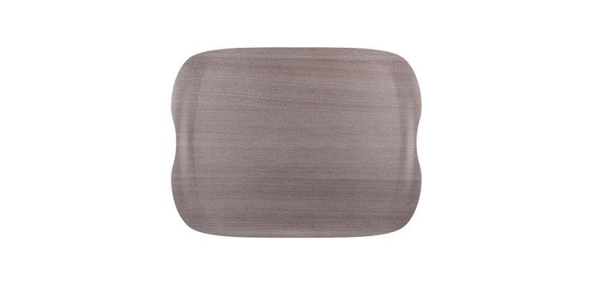 Wave plateau 43 x 33 cm - Grey Wood