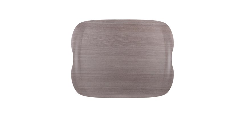 Wave plateau 43 x 33 cm - Grey Wood