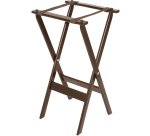 porte-plateau pliant bois h 81 cm
