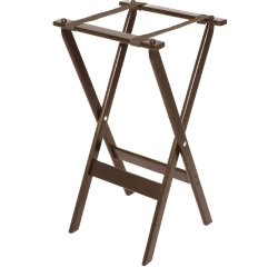 porte-plateau pliant bois h 81 cm
